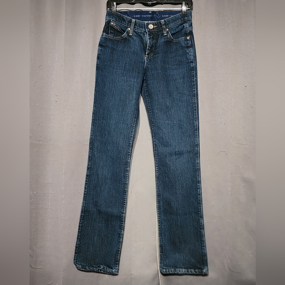 Wrangler Women's Q-baby Riding Jeans - Dark Blue